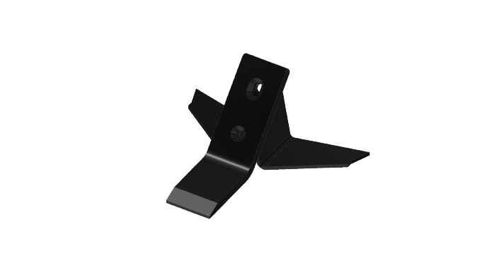 Image détourée d'un Soc double plat, option des cultivateurs Gyrax