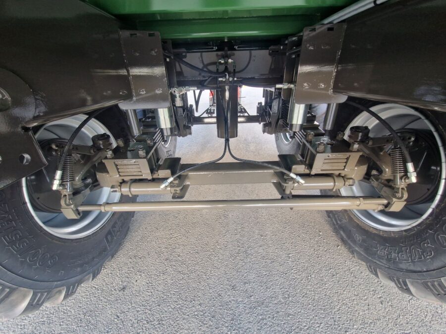 photo d'un essieu suiveur, en option sur les BMXL