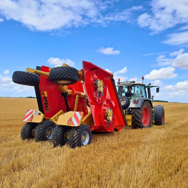 Détail du système multirotors et du caisson de broyage à volume réglable du broyeur Gyrax série G