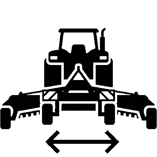 logo noir et blanc minimaliste, d'un broyeur repliable vue arriere