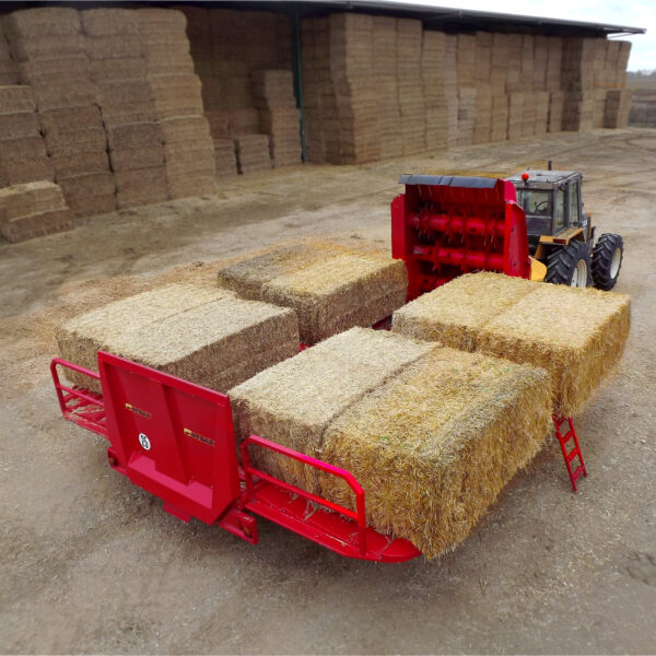 Pailleuse Big Confort 22 m³ vue de dessus caisse grand volume