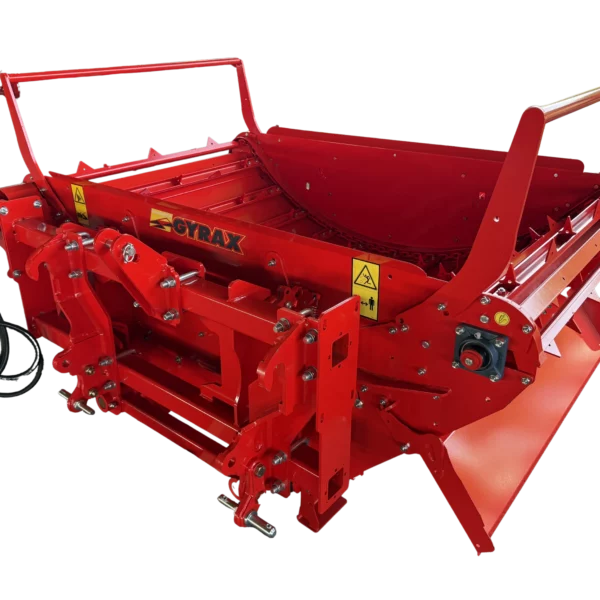 Dérouleuse Gyrax neuve sortant d'usine. Photo détourée