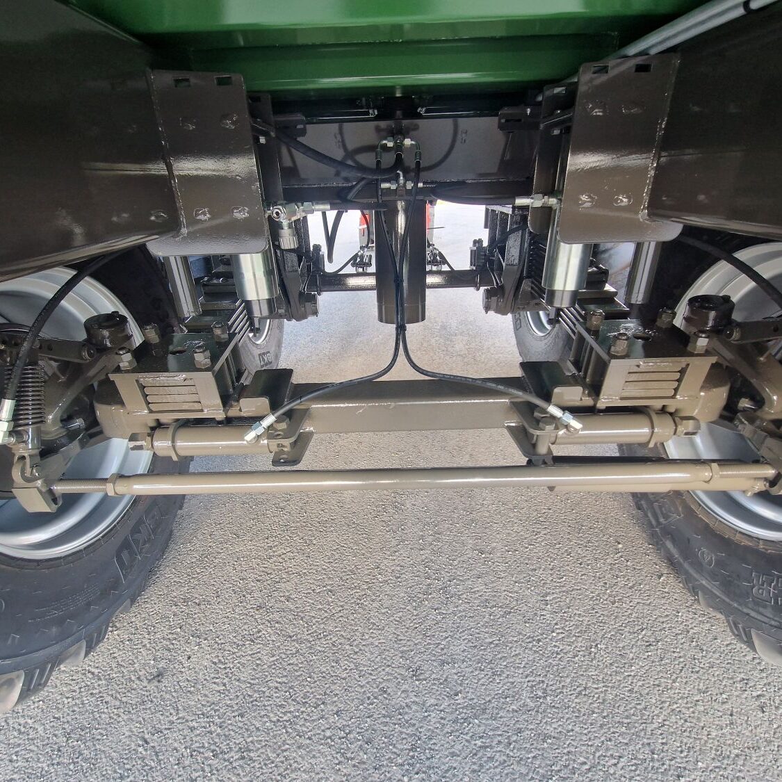 photo d'un essieu suiveur, en option sur les BMXL