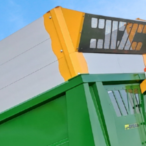 Photos d'une rehausse alu Gyrax, mise sur une benne BMXL