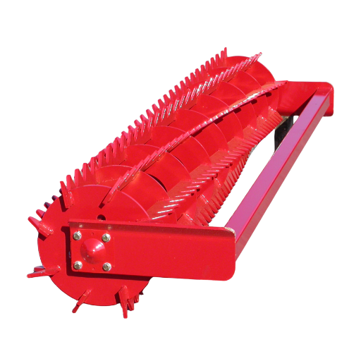 photo détourée d'un rouleau à barre crénelées vrillées pour cultivateur Gyrax