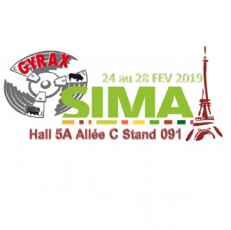 GYRAX - GYRAX au SIMA 2019 - Retrouvez les équipes GYRAX, votre spécialiste du broyage, de l'élevage et du transport au SIMA 2019 à Paris Nord Porte de Villepinte.